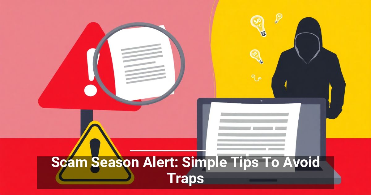 Scam Season Alert: Simple Tips To Avoid Traps